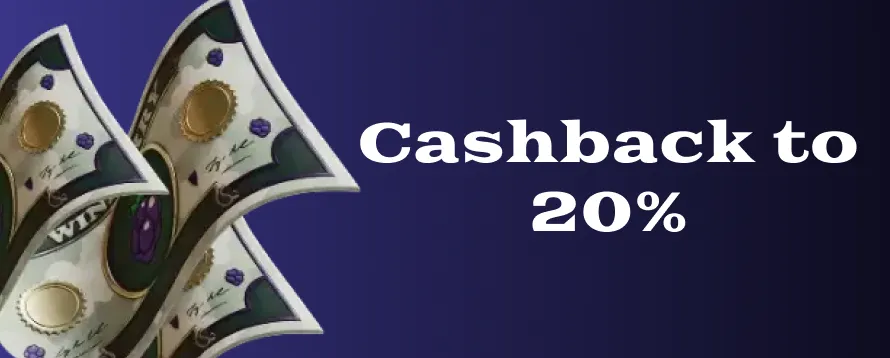 Cashback to 20%